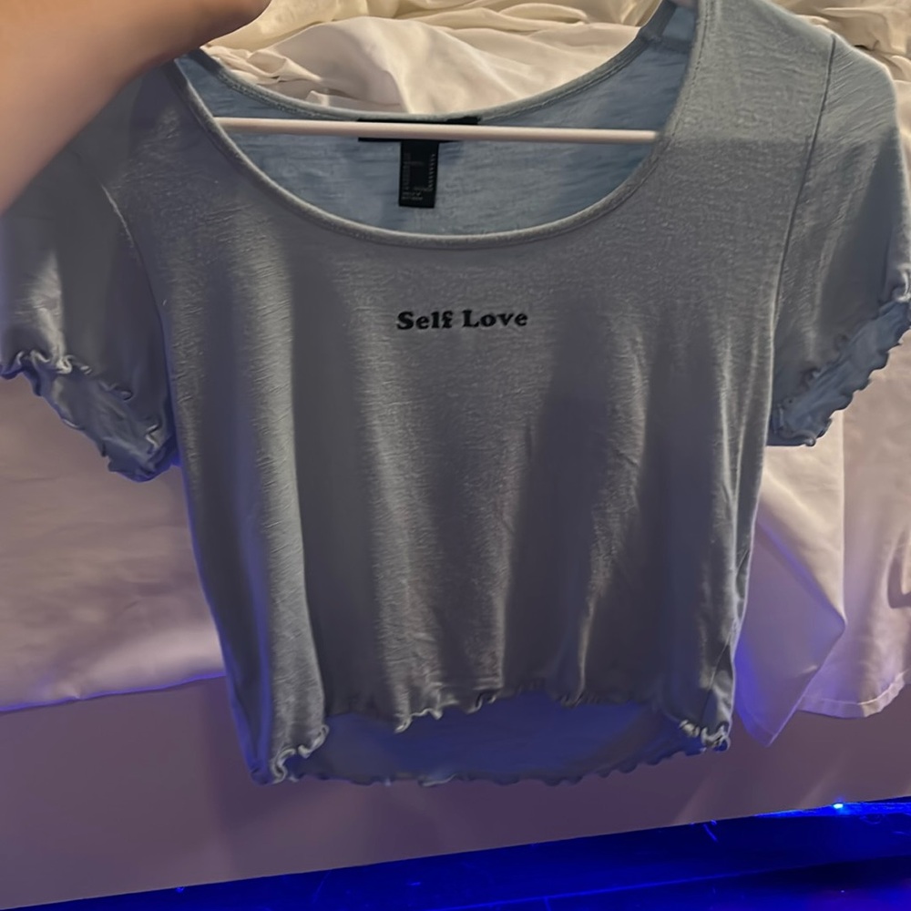 Self love crop top